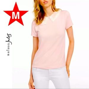 Maison Jules pink top M NWT